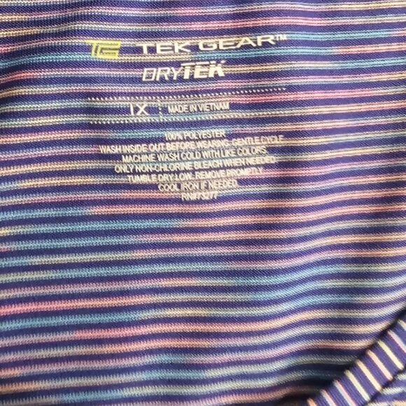 Tek Gear Athletic Exercise Workout Top Dry Tech Size 1X EUC - Picture 5 of 6